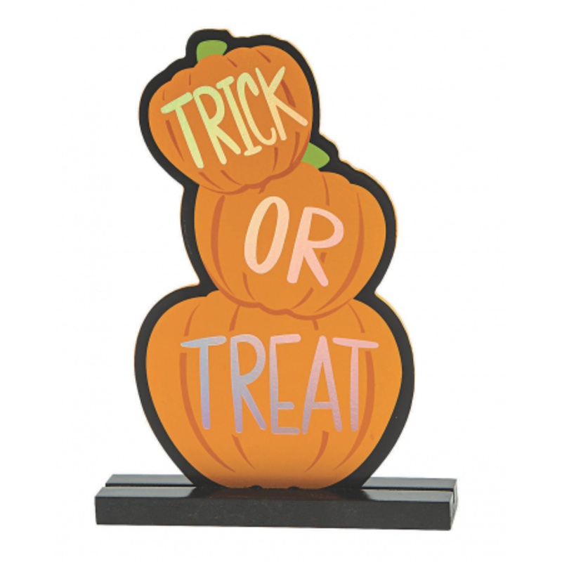 Trick Or Treat Pumpkin Table Decoration