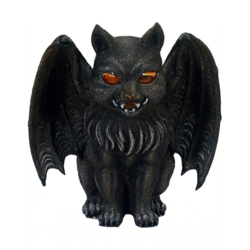 Vampire Cat With Tea Light 18cm