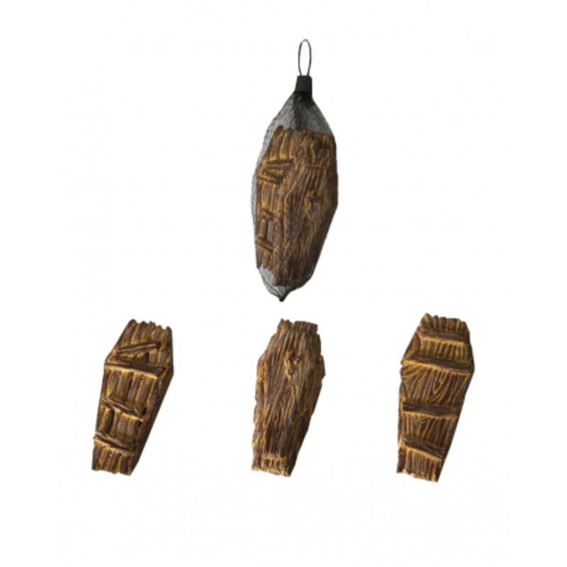 3 Pcs Mini Coffin Lids For Table Decoration