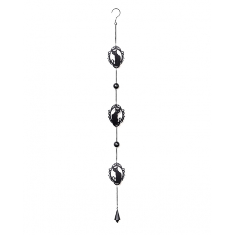Cats Silhouette Metal Wind Chime