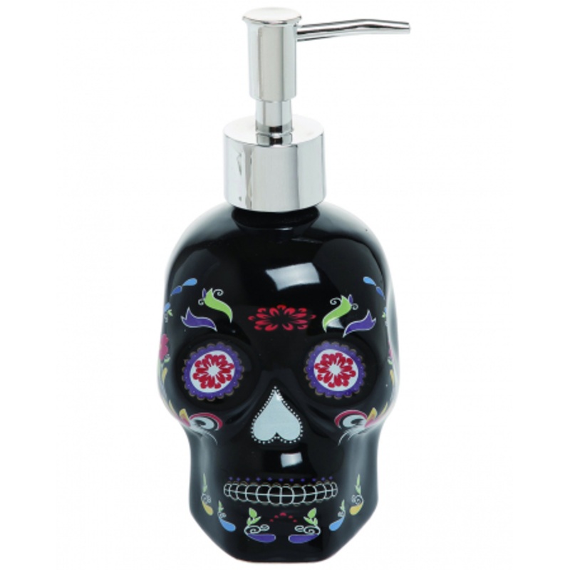 Day Of The Dead Skull Soap Dispenser