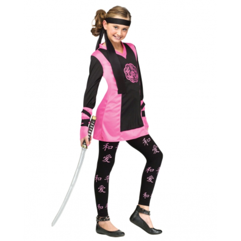 Dragon Ninja Girl Costume L / 12-14 Jahre