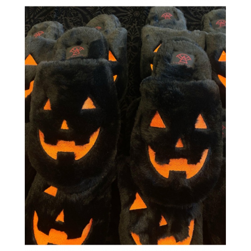 Kreepy Kozy Jack Plush Slippers Black 37,5