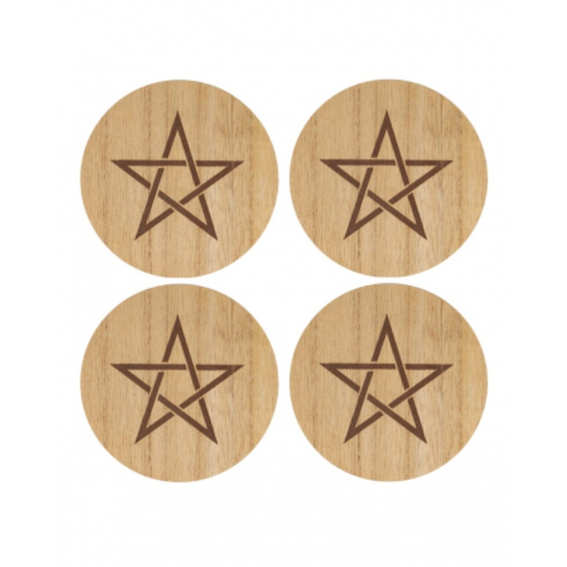 Pentagram Coaster 4 Pcs.