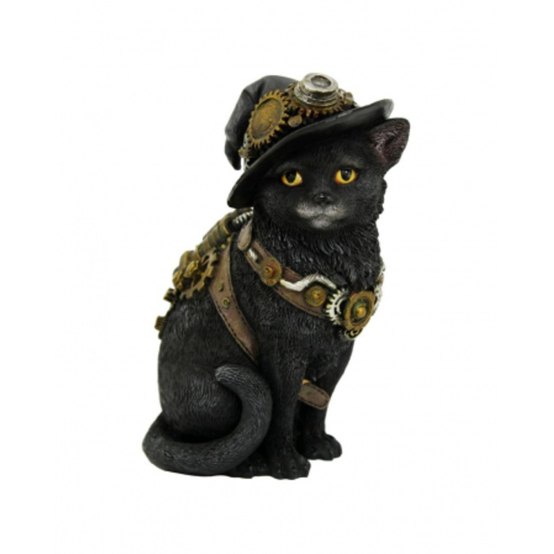 Steampunk Clockwork Kitty Figure 16,5cm