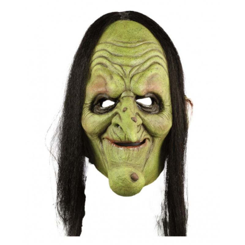Swamp Witch Halloween Half Mask