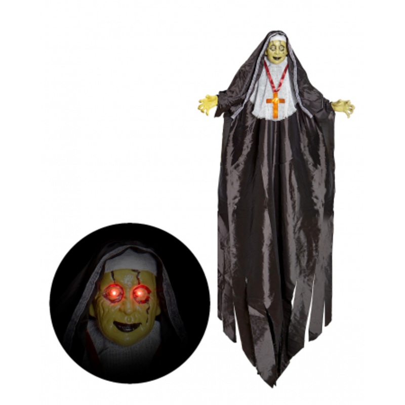 Zombie Nun With Flashing Eyes 137cm