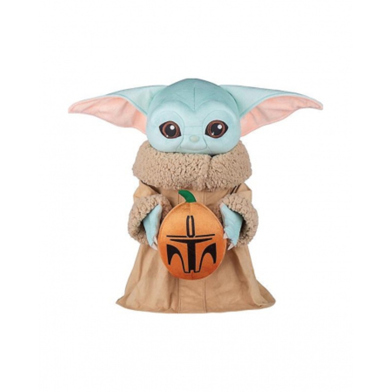 Baby Yoda Grogu Pumpkin Halloween Greeter