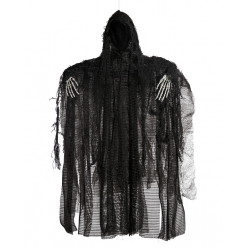 Black Faceless Ghost Hanging Figure 50cm