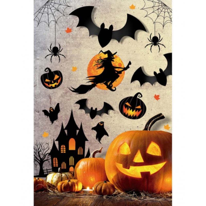 Halloween Silhouettes Wall Stickers