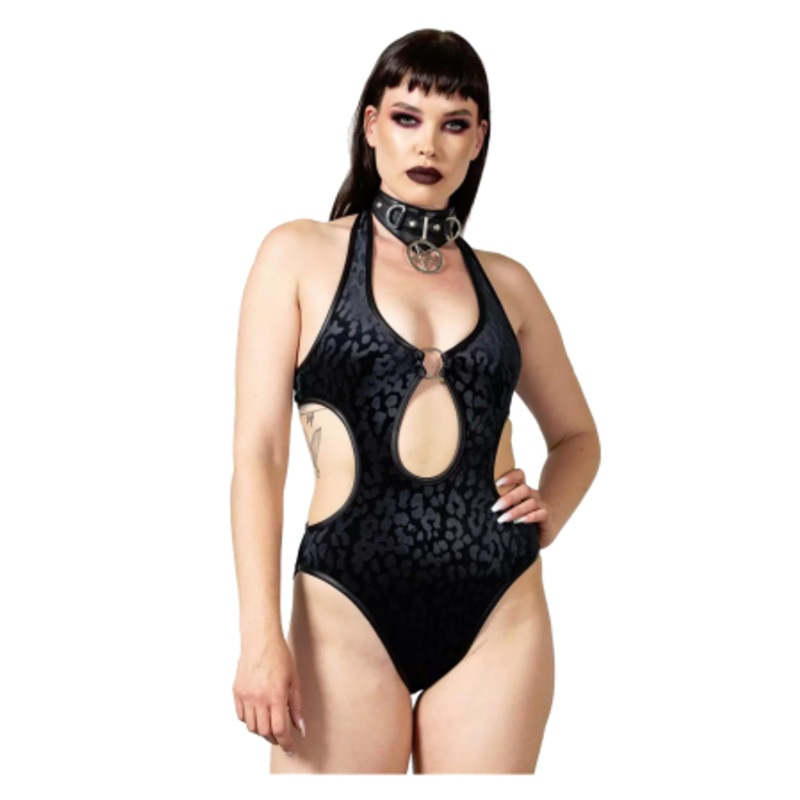 KILLSTAR Barbarella Halter Bodysuit S