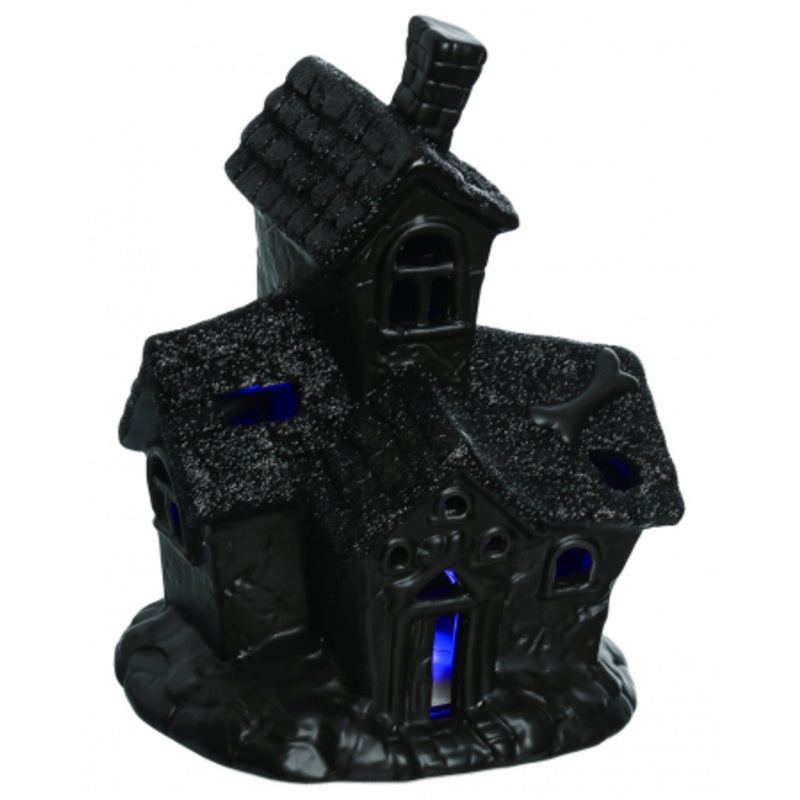 Scary Glitter Haunted House Decoration With LED