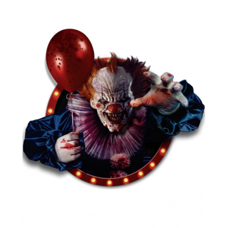 Self-adhesive 3D Deco Foil Horror Clown
