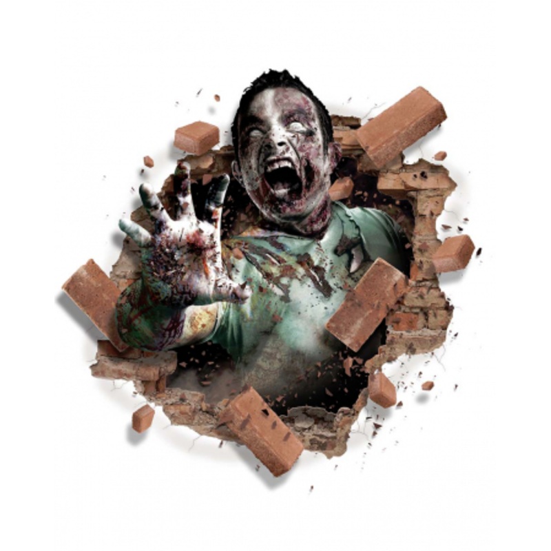Self-adhesive 3D Deco Foil Zombie