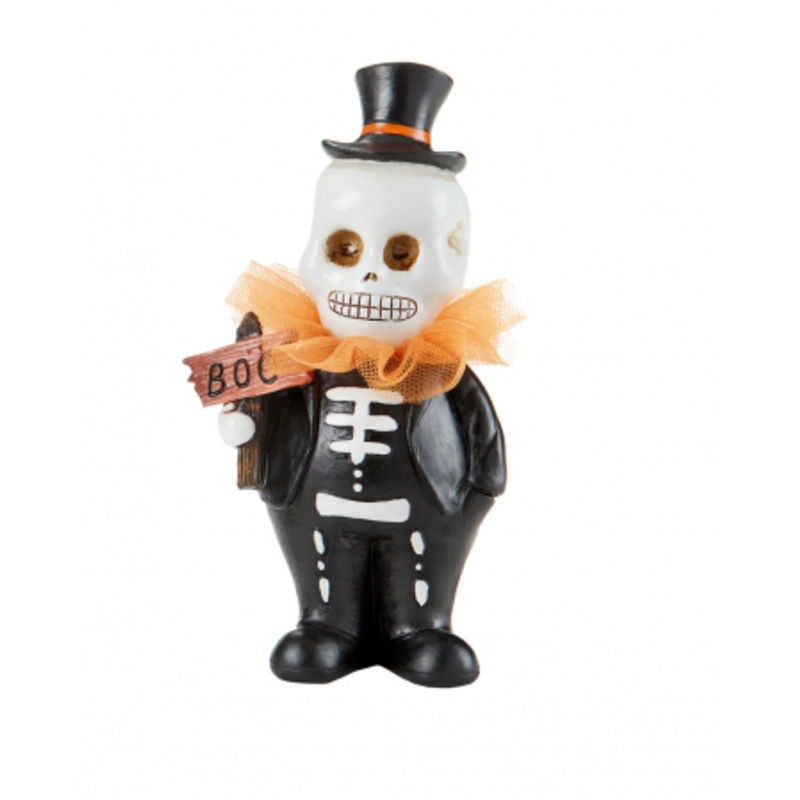 Skeleton Gentleman With Top Hat Figure 19 Cm