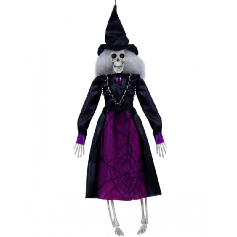 Skeleton Witch Hanging Figure 40cm