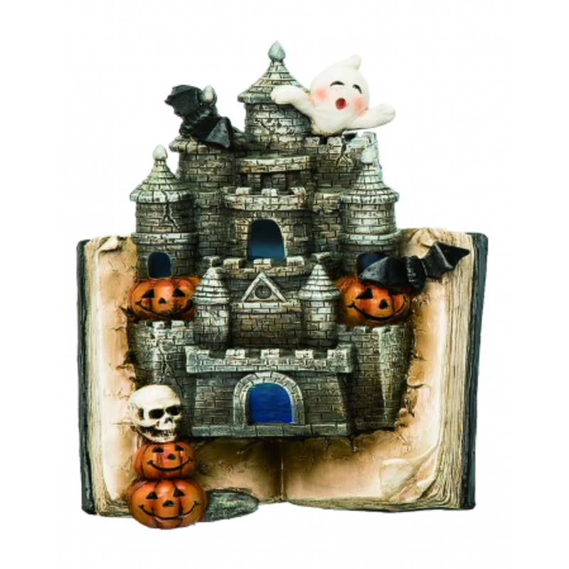 Spooky Ghost Castle As Decoration 19cm