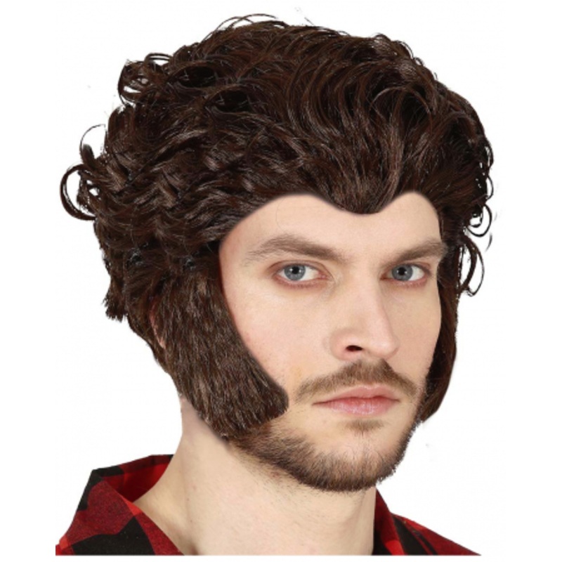 Werewolf Wig With Sideburns