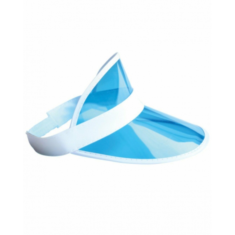 80s Sun Visor Blue
