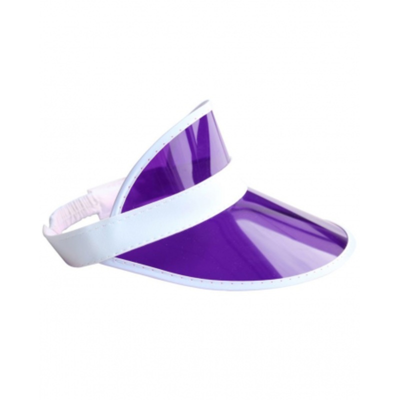 80s Sun Visor Purple