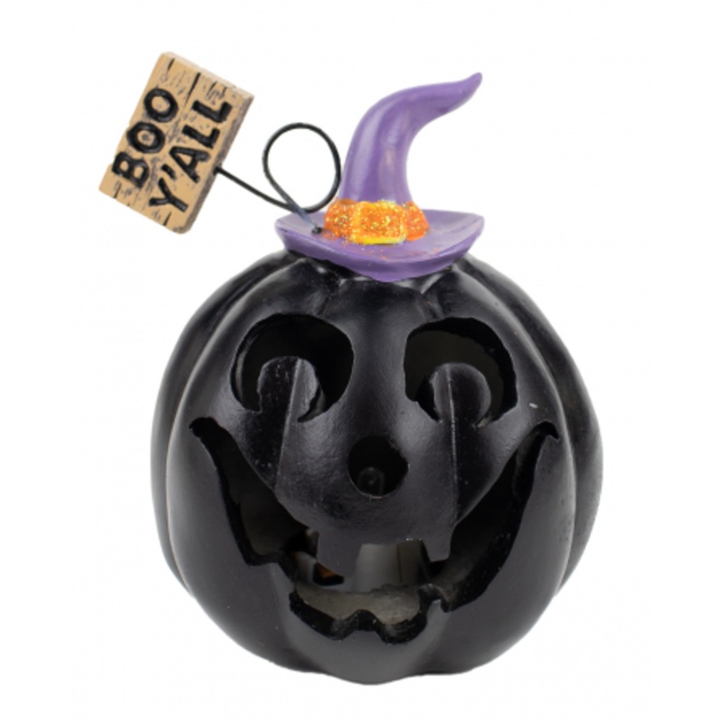 Boo Y'all Halloween Jack O'Lantern With LED 14cm