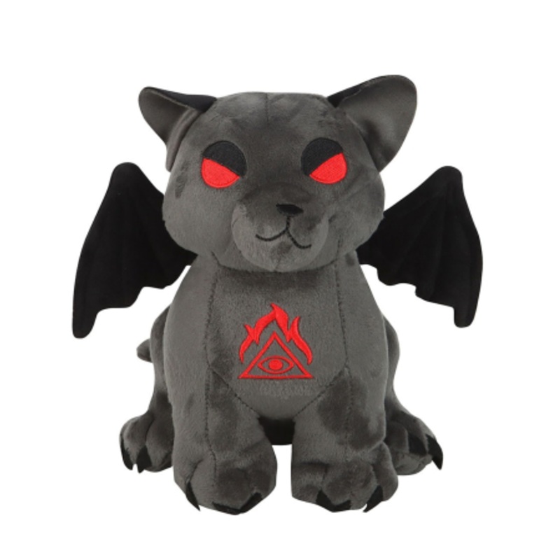 Cute Gothic Vampire Cat Plush 20cm
