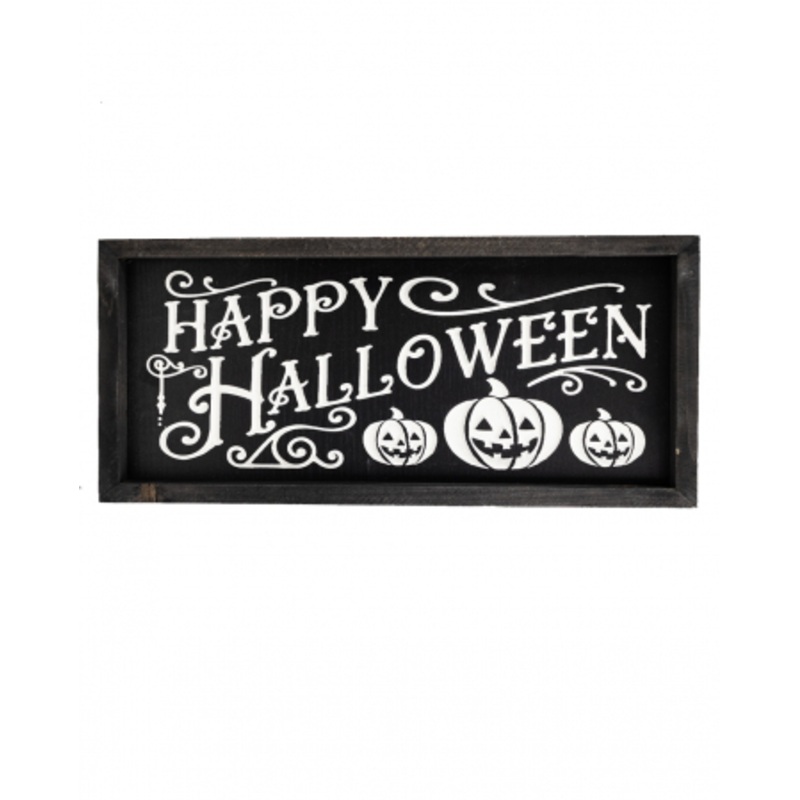 Engraved "Happy Halloween" Mural 41cm