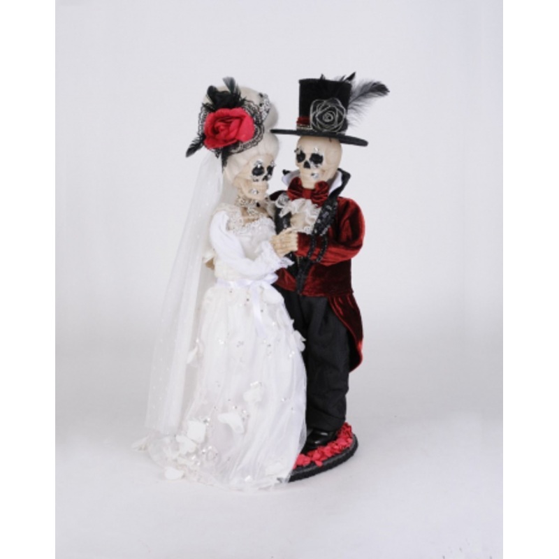 Exquisite Skeleton Wedding Couple 60cm