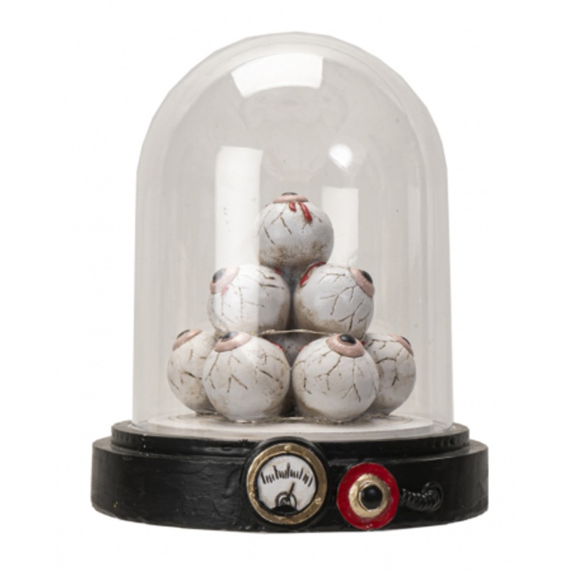 Eye Mountain Under Glass Dome With Light 18cm