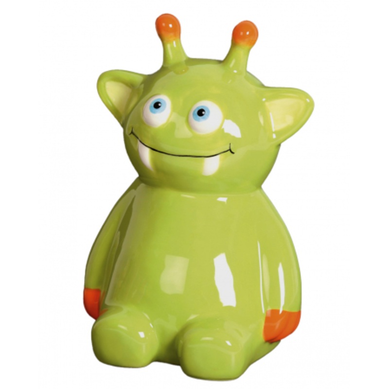 Green Monster As A Piggy Bank 18cm