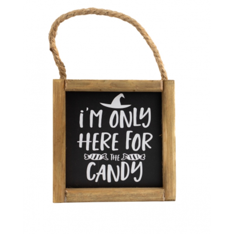 Halloween Mural "I'm Only Here For The Candy" 15cm