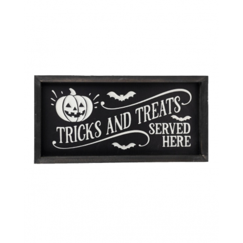 Halloween Mural "Tricks And Treats Served Here" 41cm