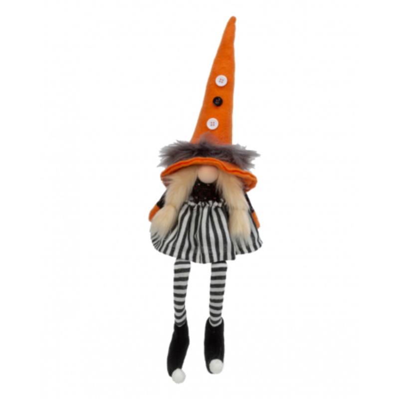Large Witch Gnome Woman As Edge Stool 55cm