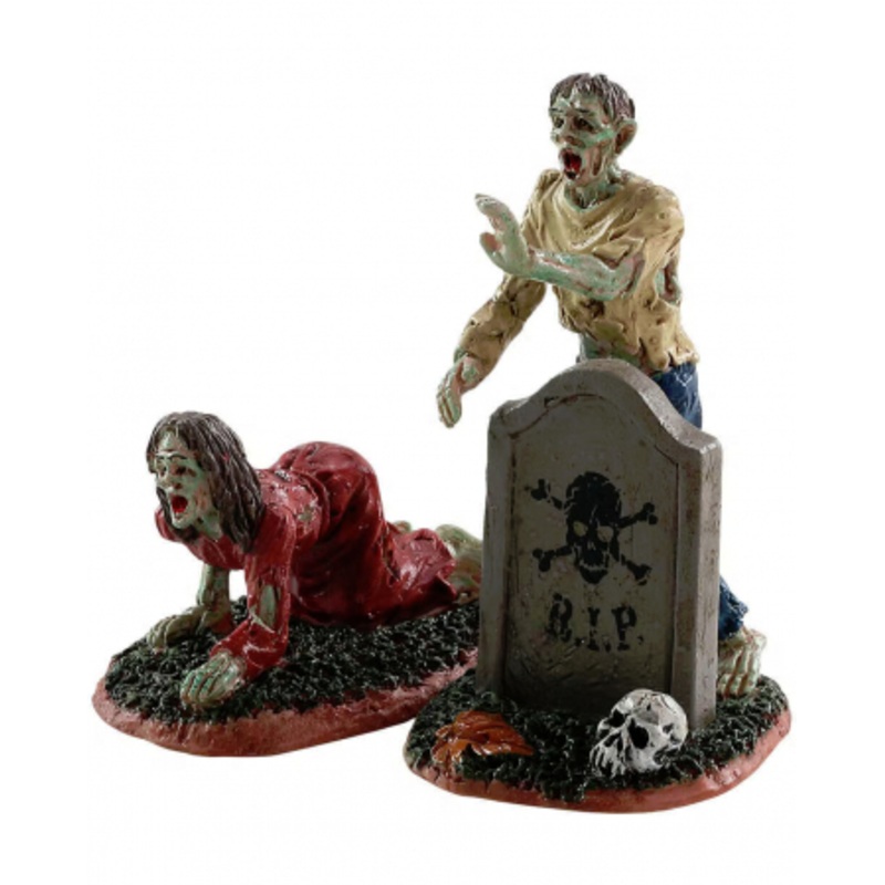 Lemax Spooky Town - Zombies Set Of 2