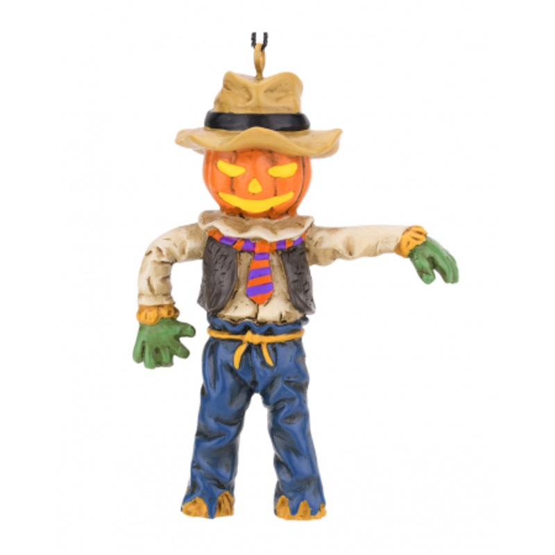 Pumpkin Scarecrow Christmas Ball 9,5cm
