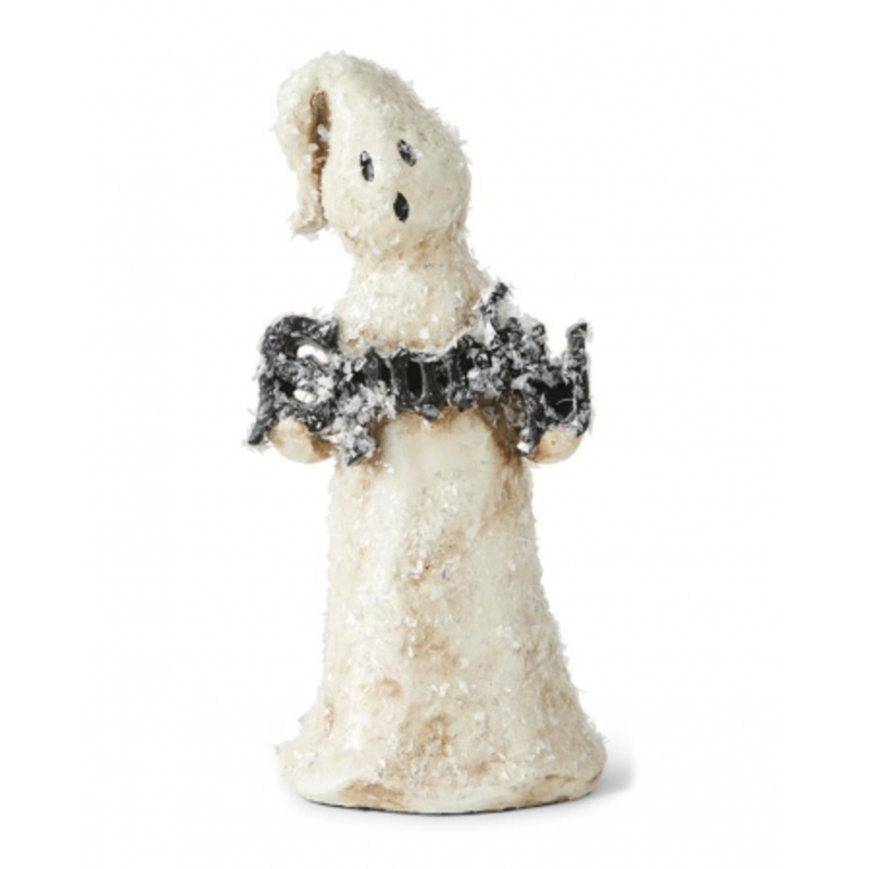 Spooky Ghost With Glitter Flakes 20cm