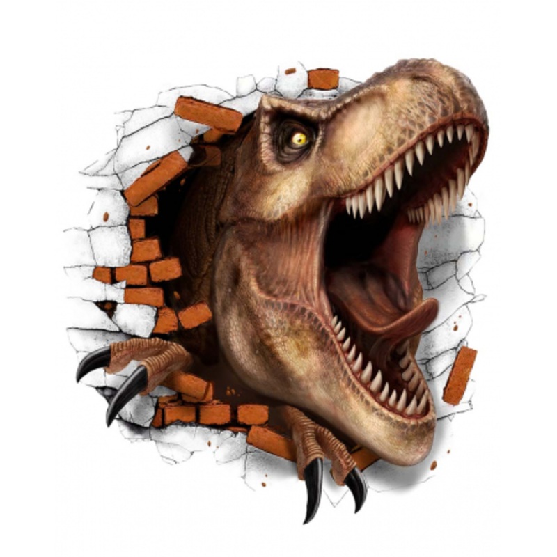 T-Rex Dinosaur Wall Tattoo 70x80 Cm