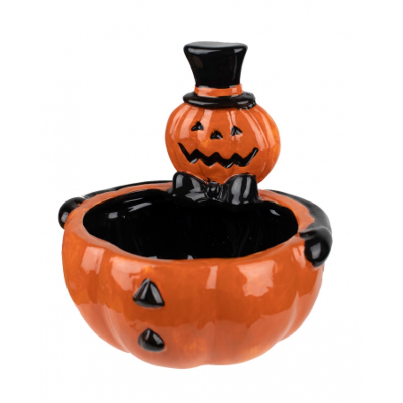 Vintage Halloween Pumpkin Candy Bowl