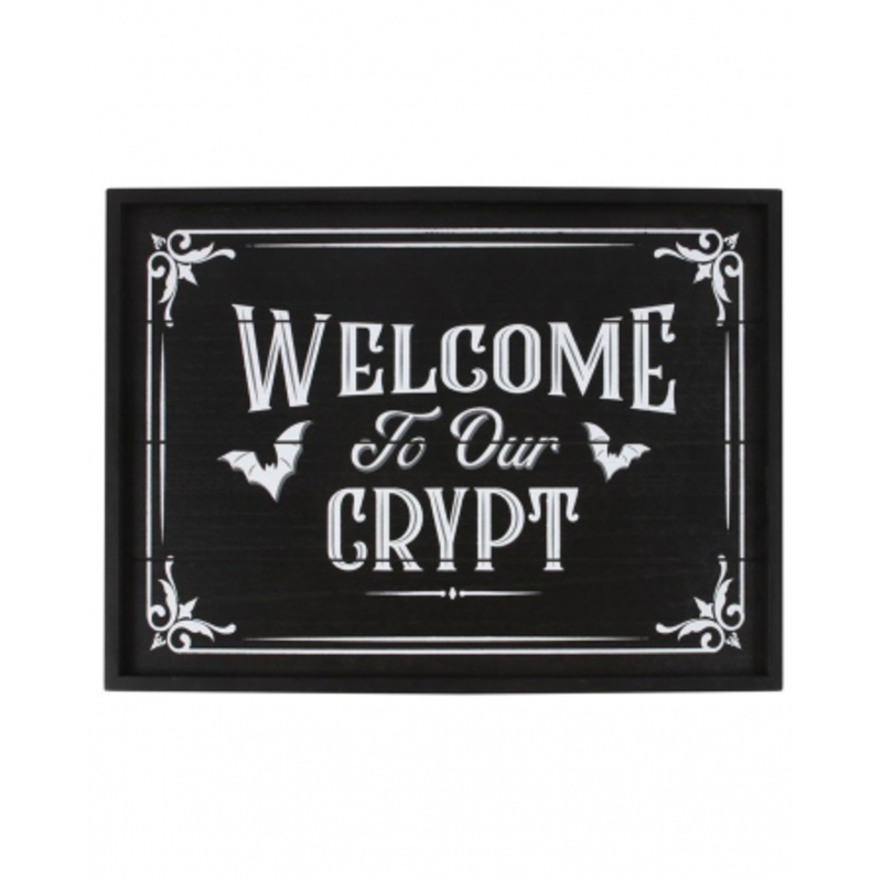 "Welcome To Our Crypt" Mural 40cm