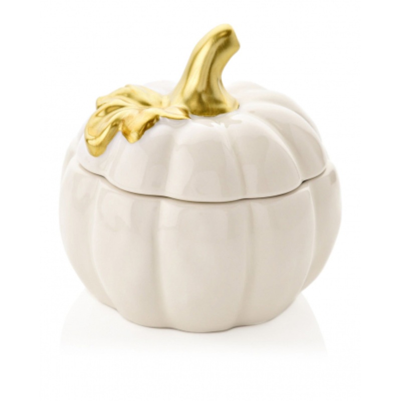 Cream & Golden Pumpkin For Jewelry Bowl