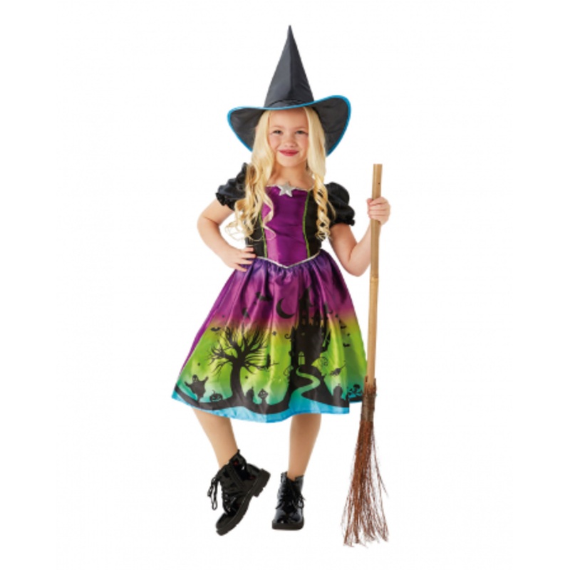 Cute Halloween Witch Child Costume S