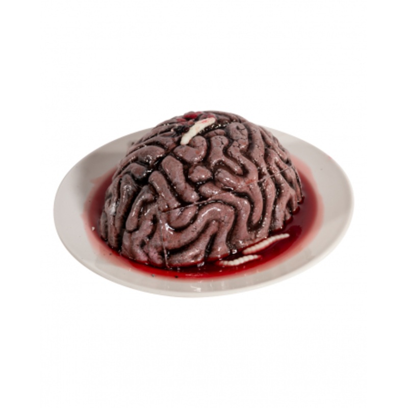Dinner Plate With Bloody Brain 20cm