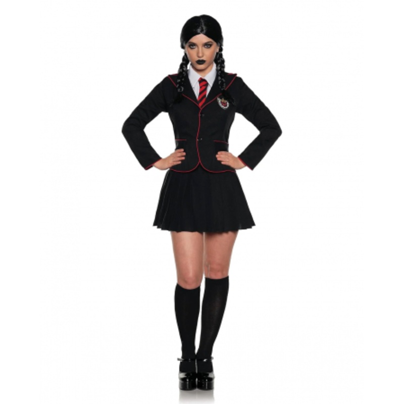 Gothic Schoolgirl Ladies Costume S