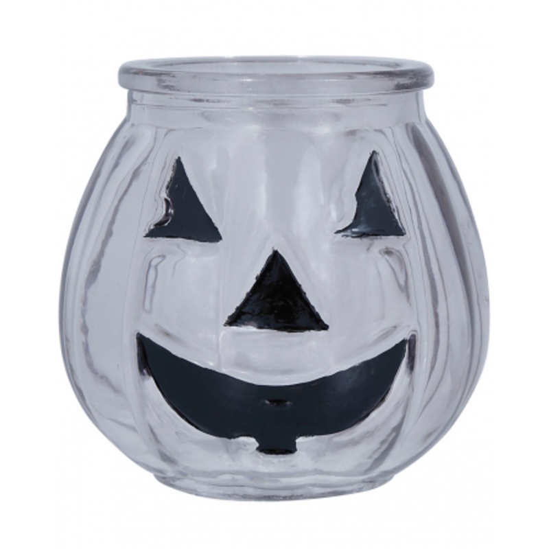 Halloween Pumpkin Candle Jar