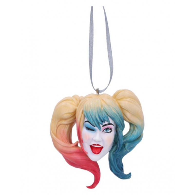 Harley Quinn Christmas Ball 8cm