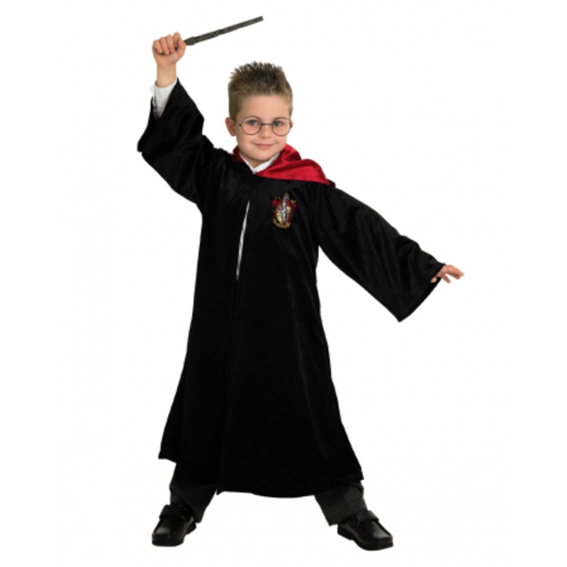 Harry Potter Deluxe Gryffindor Robe With Hood S