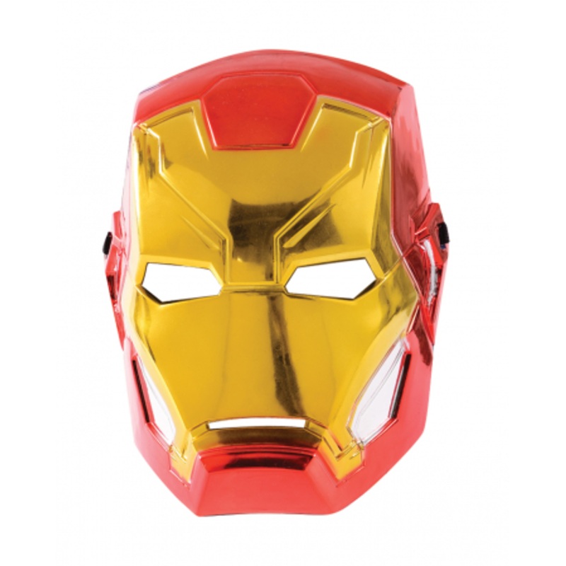 Iron Man Metallic Kids Mask