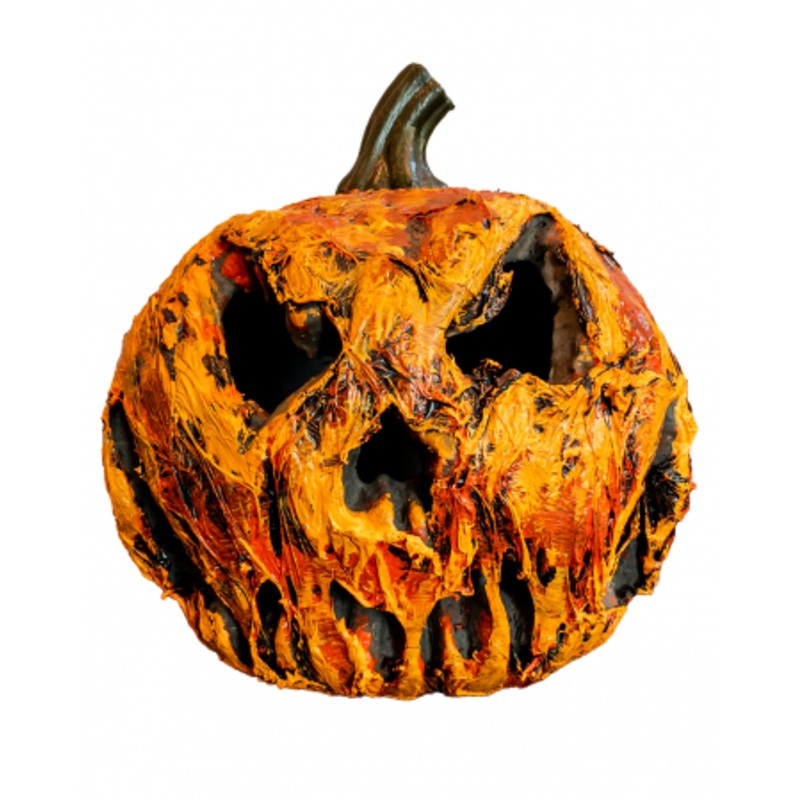 Rotten Monster Pumpkin With Light 22cm