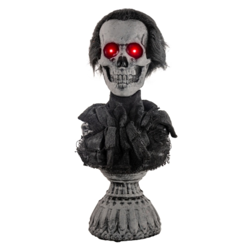 Spooky Ghost Bust "Sir Gruesome" With Sound & Light 38cm