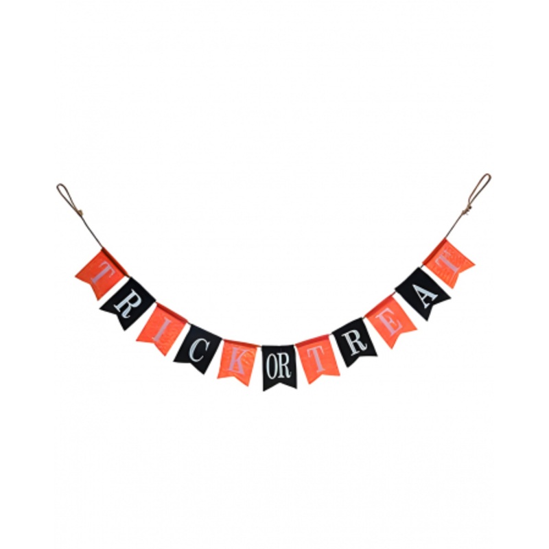 Trick Or Treat Fabric Decorative Banner 150cm